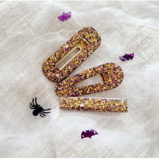 Barrette résine Halloween