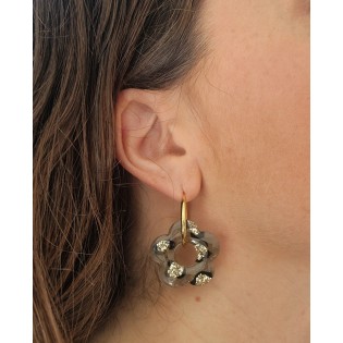 Boucles d'oreilles Flowers Graou